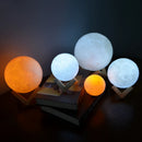 3d impresso estrela lua luzes colorido recarregável toque noite lâmpadas decoração para casa presente criativo usb led night light