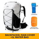 Mochilas de Hiking de 45L com Estrutura Interna e Capa de Chuva para Camping, Backpacking e Viagens