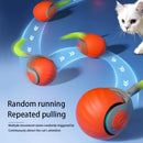 Brinquedos inteligentes para gatos, bola automática interativa para animais de estimação, teaser elétrico, recarregável por usb, bola quicando em movimento, presente de aniversário