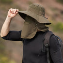 Chapéu de pescador, chapéu de sol masculino, chapéu de sol de verão ao ar livre de secagem rápida, chapéu de sol respirável de pesca, chapéu de máscara facial feminino