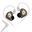 Kz edxpro2 edx pro 2 dinâmico no ouvido fone de ouvido alta fidelidade baixo fone de ouvido 3.5mm tpre-c plug opcional 2pin cabo destacável