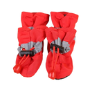 4 pçs/set à prova dwaterproof água sapatos para cães de estimação anti-deslizamento botas de chuva calçados para gatos pequenos cães filhote de cachorro cão pet botas pet pata acessórios