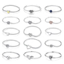 Original 925 prata esterlina pulseiras amor coração clipe encantos contas cobra correntes para mulheres rosa ouro diy jóias de luxo