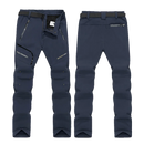 Calças de esqui masculinas acampamento velo forrado à prova dwaterproof água inverno isolado caminhadas trekking calças trabalho ao ar livre caça