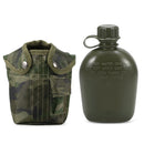 1L Garrafa de cantina militar ao ar livre Camping Caminhadas Mochila Sobrevivência Garrafa de água Chaleira com tampa