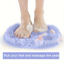 1pc antiderrapante chuveiro pé purificador massageador-almofadas esfoliantes para promover a circulação sanguínea, acessórios do banheiro