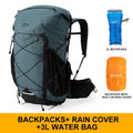Mochilas de Hiking de 45L com Estrutura Interna e Capa de Chuva para Camping, Backpacking e Viagens