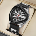 Moda árabe dial masculino relógios casual pulseira de silicone relógio de pulso esportivo masculino com calendário reloj hombre (sem caixa)