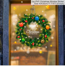 Adesivos de janela de natal adesivo de parede de natal crianças quarto decalques de parede feliz natal decorações para casa adesivos de ano novo