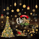 Adesivos de janela de natal adesivo de parede de natal crianças quarto decalques de parede feliz natal decorações para casa adesivos de ano novo