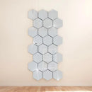45 pçs espelho hexagonal adesivos de parede diy casa arte decorativa telhas adesivo para decoração casa