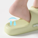 Chinelos de nuvem de fundo grosso moda feminina carta impressão sandálias plataforma mulher 2025 confortável sola macia praia travesseiro slides