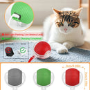 Cão gato bola interativa brinquedo bola de rolamento automático falso cauda recarregável inteligente animal de estimação brinquedo elétrico cão gato treinamento imitar mouse