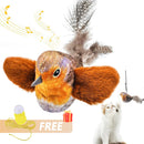 Cão gato bola interativa brinquedo bola de rolamento automático falso cauda recarregável inteligente animal de estimação brinquedo elétrico cão gato treinamento imitar mouse