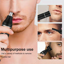 Aparador corporal masculino, kit de aliciamento 4 em 1, aparador multifuncional para nariz, barba, sobrancelha, área privada, aparador de pelos, ferramentas de cuidados pessoais