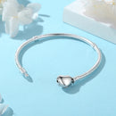 Original 925 prata esterlina pulseiras amor coração clipe encantos contas cobra correntes para mulheres rosa ouro diy jóias de luxo