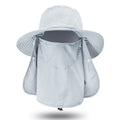 Chapéu de pescador, chapéu de sol masculino, chapéu de sol de verão ao ar livre de secagem rápida, chapéu de sol respirável de pesca, chapéu de máscara facial feminino