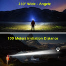 Usb recarregável led sensor farol cob cabeça tocha luz de trabalho à prova dwaterproof água para pesca acampamento lanterna
