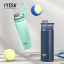 Tyeso 530/750ml frascos de vácuo de aço inoxidável garrafa térmica copo drinkware manter frio e quente caneca de café térmica