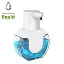Dispensador automático de sabão líquido/foma, dispensador elétrico sem toque, recarregável por usb com sensor infravermelho para banheiro, cozinha