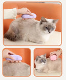 3 em 1 escova de pente de gato spray elétrico escova de vapor de gato spray escovas de cabelo de gato para massagem pet float removedor suprimentos para gatos