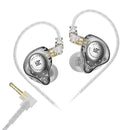 Kz edxpro2 edx pro 2 dinâmico no ouvido fone de ouvido alta fidelidade baixo fone de ouvido 3.5mm tpre-c plug opcional 2pin cabo destacável