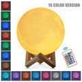 3d impresso estrela lua luzes colorido recarregável toque noite lâmpadas decoração para casa presente criativo usb led night light