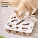 Gato quebra-cabeça brinquedo caixa de quebra-cabeça de feltro gato exercício brinquedo com bola esportes internos entretenimento caça brinquedos do gato para gatos internos