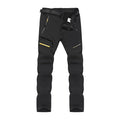 Calças de esqui masculinas acampamento velo forrado à prova dwaterproof água inverno isolado caminhadas trekking calças trabalho ao ar livre caça
