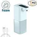 Dispensador automático de sabão líquido/foma, dispensador elétrico sem toque, recarregável por usb com sensor infravermelho para banheiro, cozinha