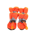 4 pçs/set à prova dwaterproof água sapatos para cães de estimação anti-deslizamento botas de chuva calçados para gatos pequenos cães filhote de cachorro cão pet botas pet pata acessórios