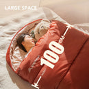 BISINNA Grande Saco de dormir para acampamento, leve, 3 estações, solto, largo, tamanho longo, para descanso adulto, caminhadas, pesca