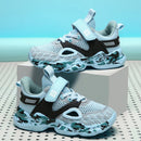 Primavera e verão respirável meninos crianças esportes sapatos casuais moda pouco & grandes crianças tênis tamanho 28-40